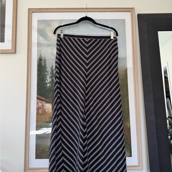 Ralph Lauren Dresses & Skirts - Elegant Black and Cream Striped Skirt